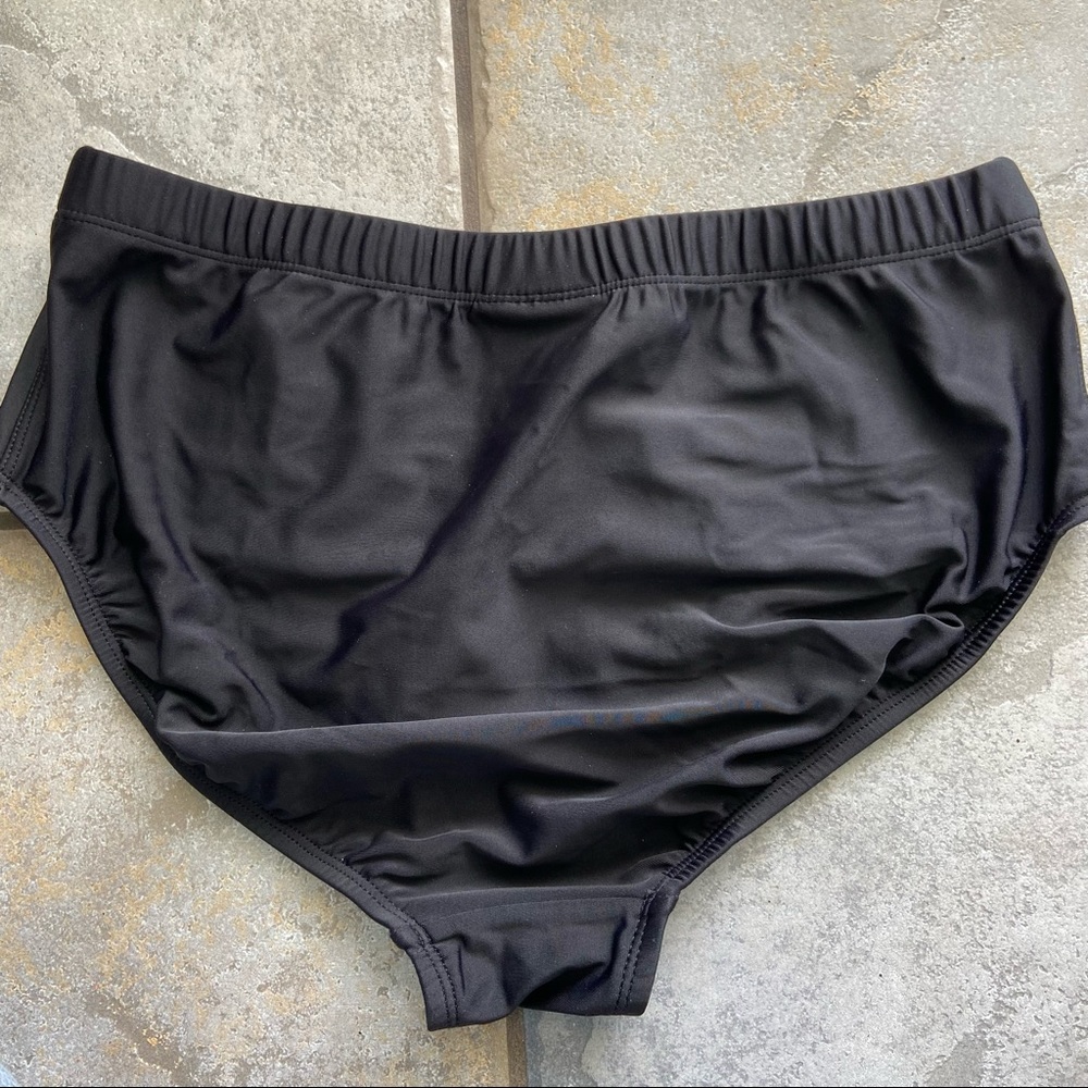 Love My Curves Black Bathing Suit Bottoms - Picture 3 of 3